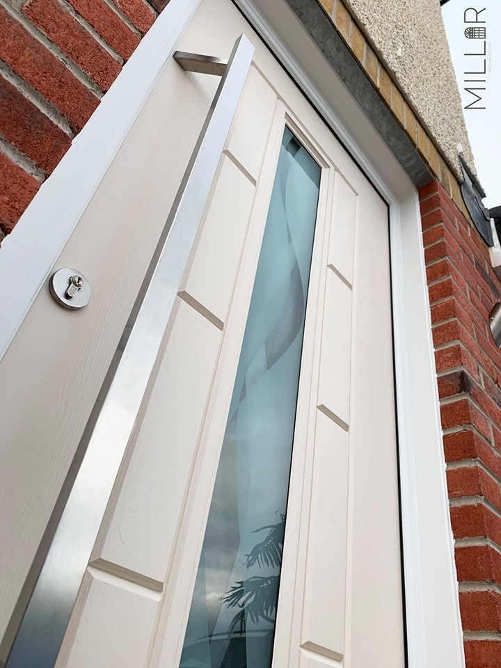 Cream Composite Doors Front Back Doors Rockdoor   Millar Windows Cream 